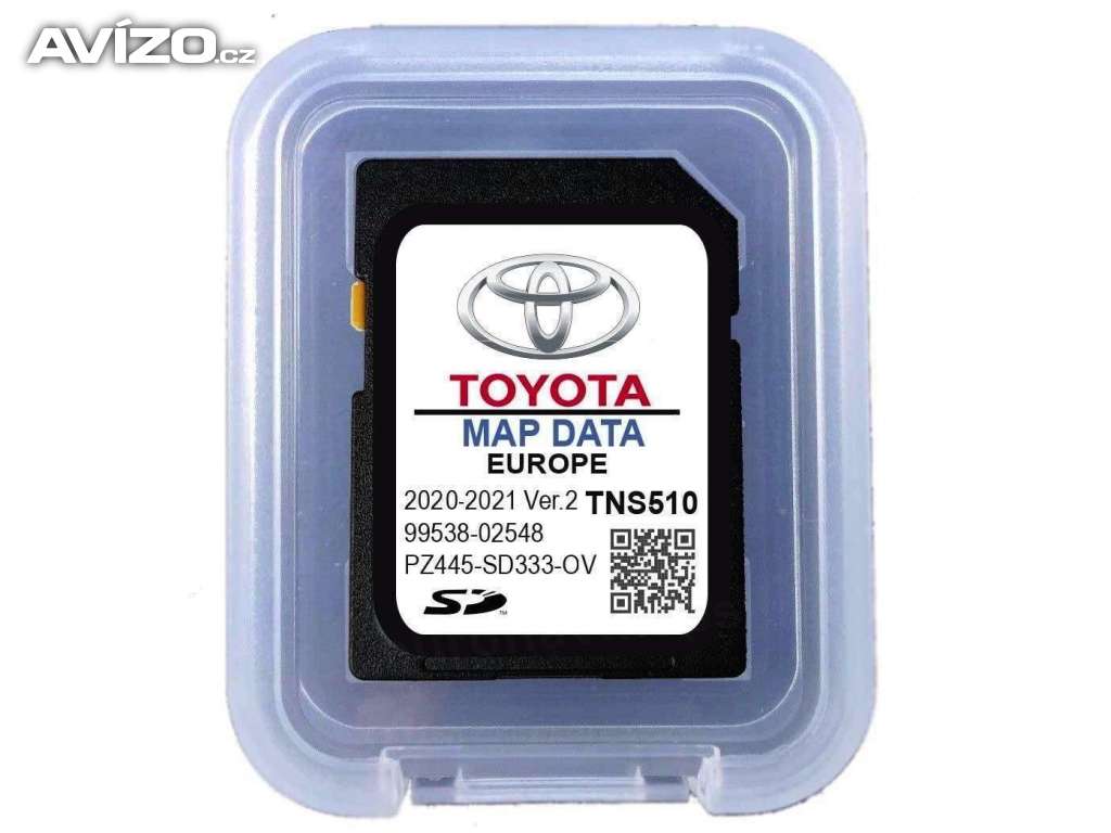 Mapy SD karta Toyota TNS510 2020-21 ver.2