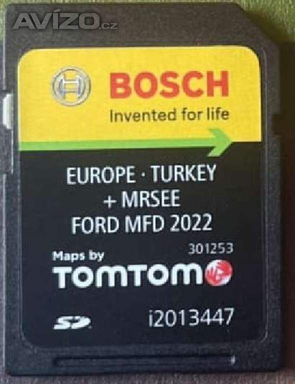 Mapy SD Karta Ford MFD West EuropeV12 2022 a East Europe 