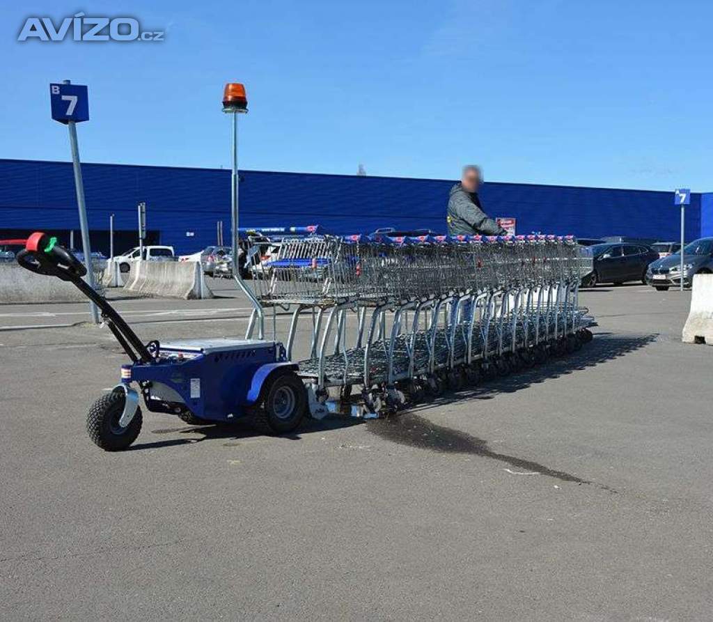 Foto inzerátu M9 Zallys, Elektrický Ručně Vedený Tahač vozíků