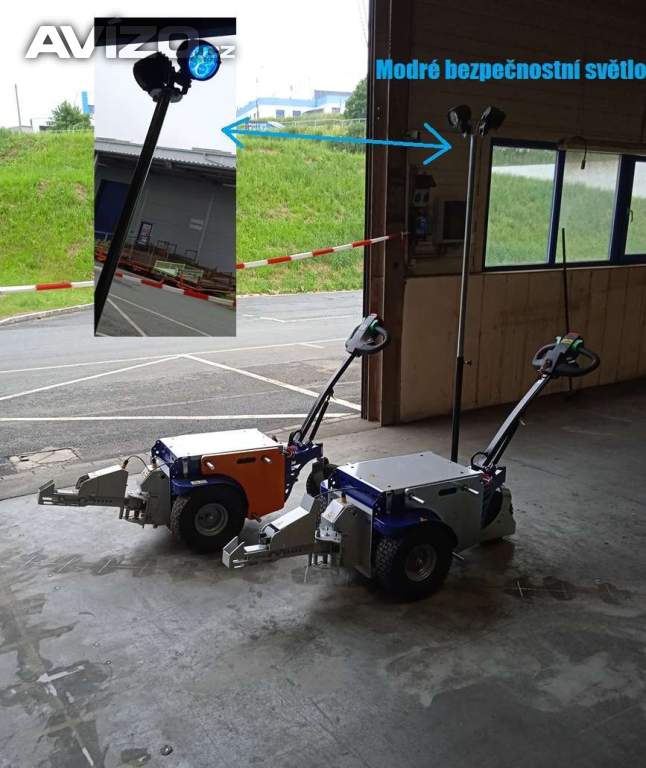 Foto inzerátu M9 Zallys, Elektrický Ručně Vedený Tahač vozíků