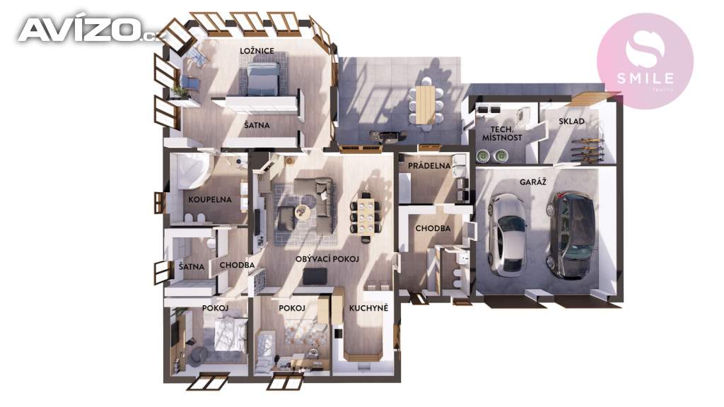 Foto inzerátu Nadstandartní rodinný dům 5+1 s pozemkem 2421m2, Čeladná