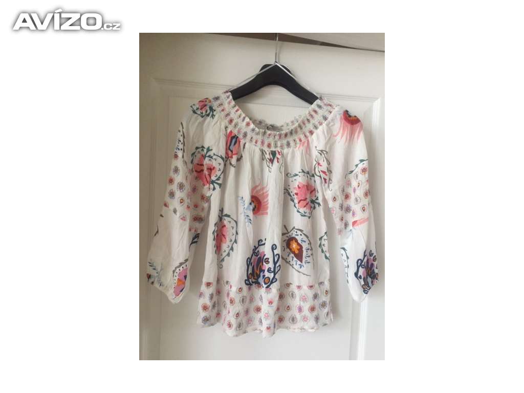 Prodám elegantní boho halenku zn. Desigual, vel. XS