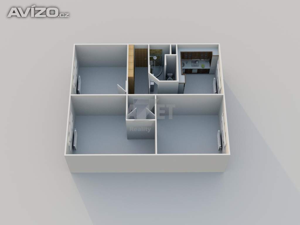 Foto inzerátu Prodej bytu 3+1, 76 m2, Karviná - ul. Divišova 