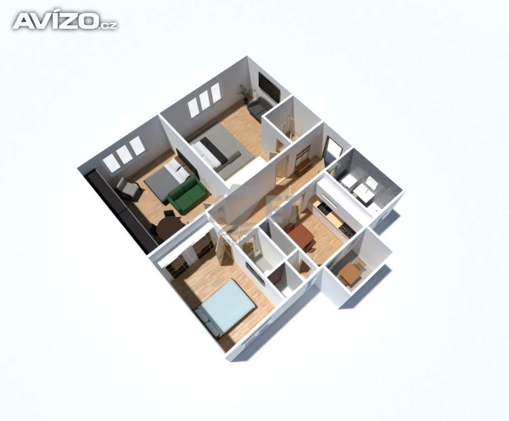 Foto inzerátu Prodej byt 3+1, 99 m2, Ostrava - Přívoz, ul. Orebitská
