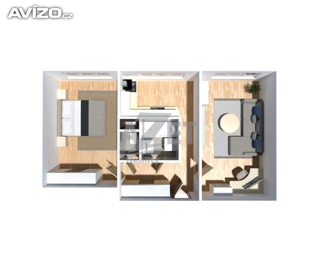 Foto inzerátu Pronájem, byt 2+1, 56 m2, Ostrava - Zábřeh, ul. Výškovická