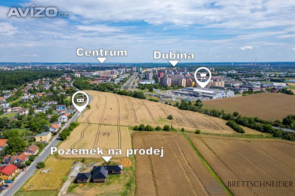 Prodej stavebního pozemku, 964 m2, ul. Junácká, Ostrava - Stará Bělá