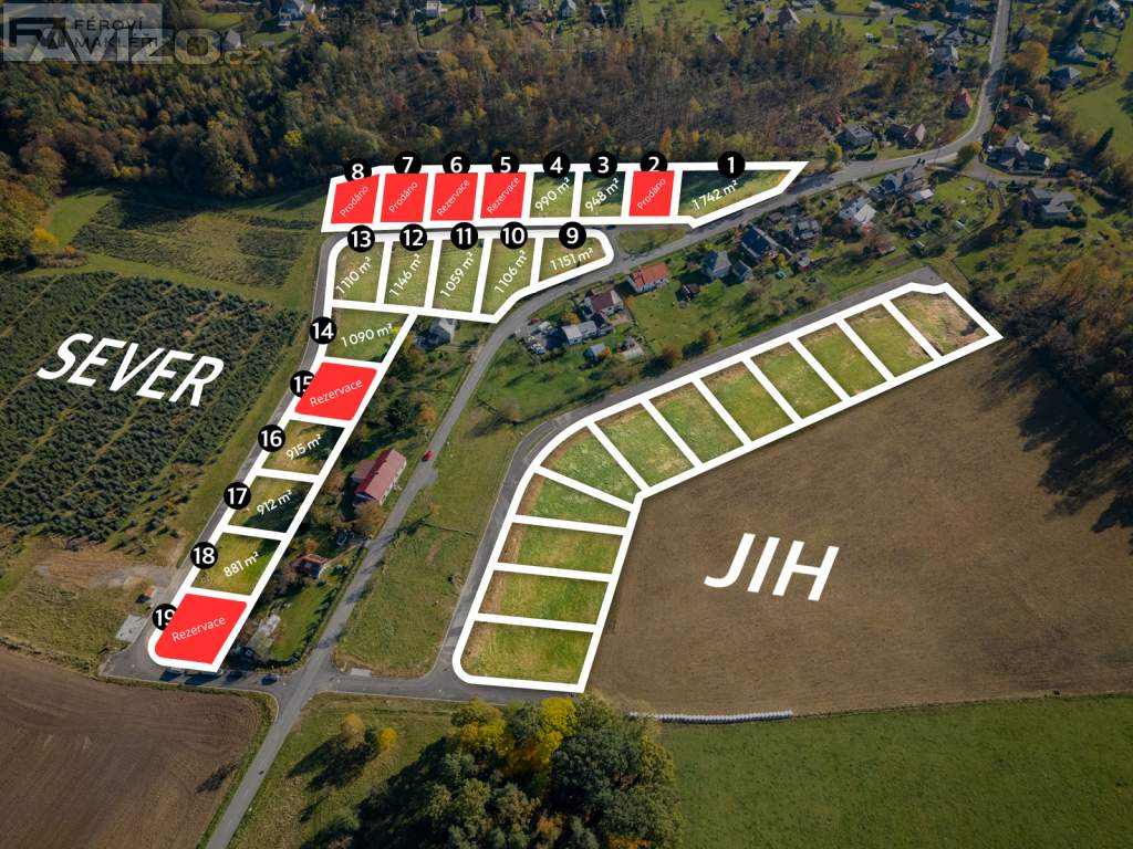 Skalice parcela č. 3 s vydaným stavebním povolením