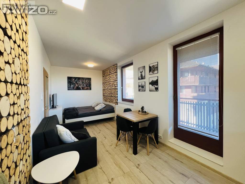 Foto inzerátu Pronájem zařízeného bytu 1+kk s terasou a parkovacím stáním – Čeladná