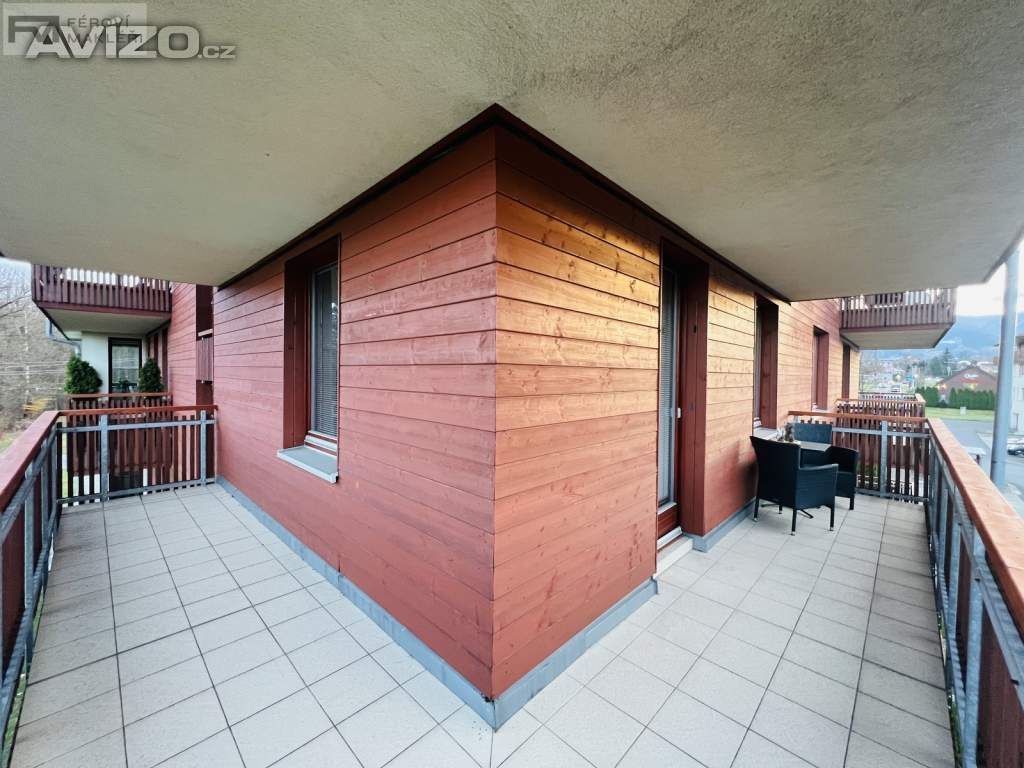 Foto inzerátu Pronájem zařízeného bytu 1+kk s terasou a parkovacím stáním – Čeladná