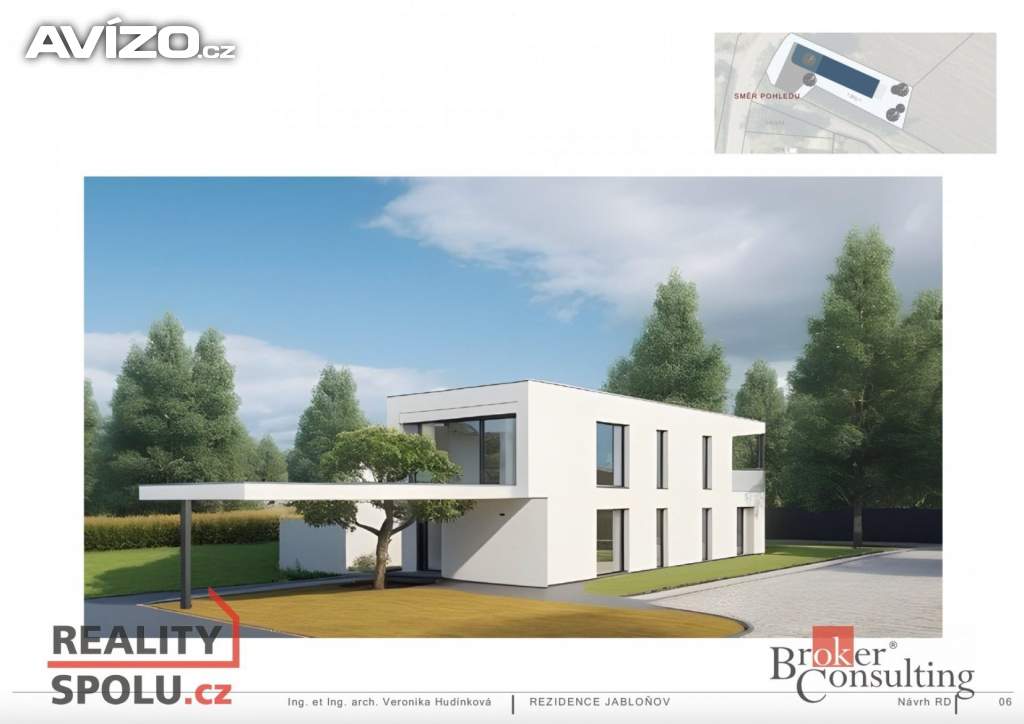 Prodej pozemky pro bydlení, 509 m2 - Jabloňov