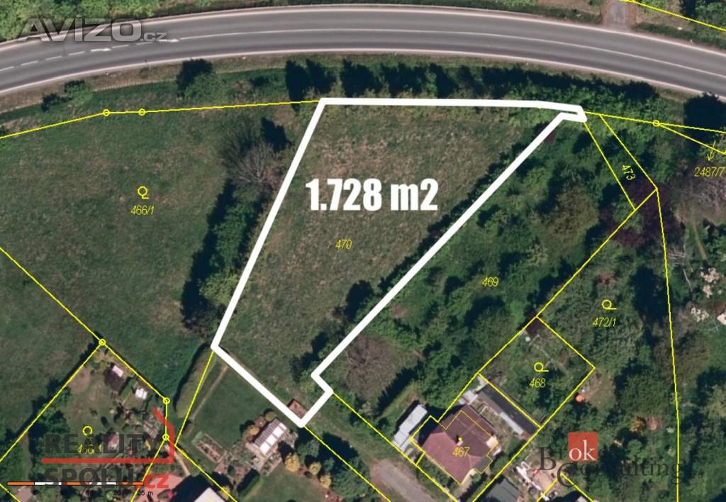 Prodej pozemky pro bydlení, 1 728 m2 - Horní Benešov