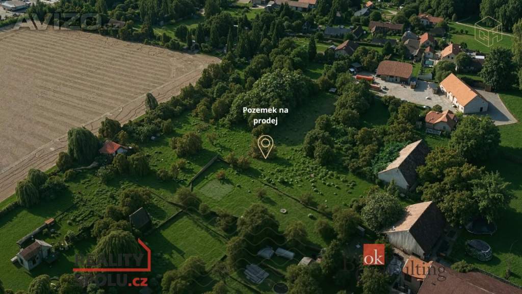 Prodej stavebního pozemku 3 106 m2, Ostřešany