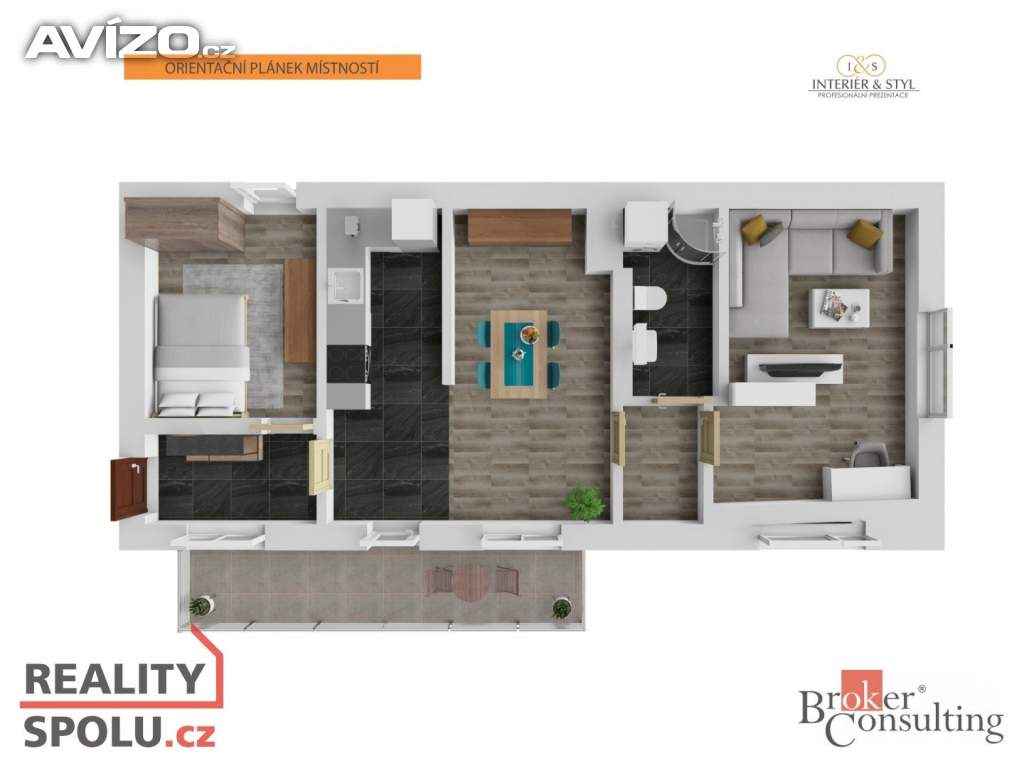 Foto inzerátu Prodej byty 2+1, 55 m2 - Tuchoměřice