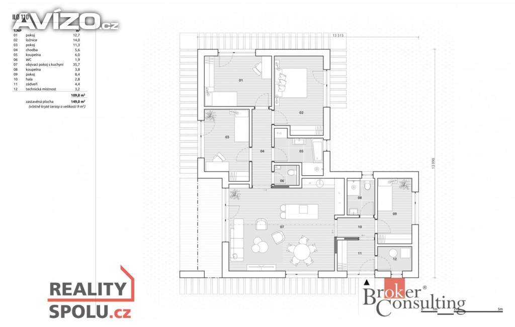 Foto inzerátu Prodej rodinného domu 110 m2, Hlubočec