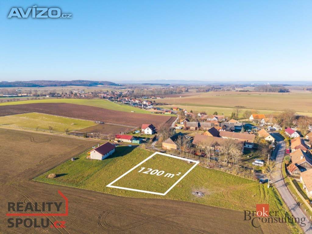 Prodej stavebního pozemku 1 200 m2, Ledce