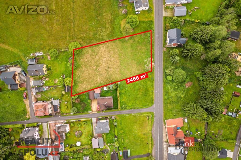 Foto inzerátu Prodej stavebního pozemku 2 466 m2, Janov nad Nisou