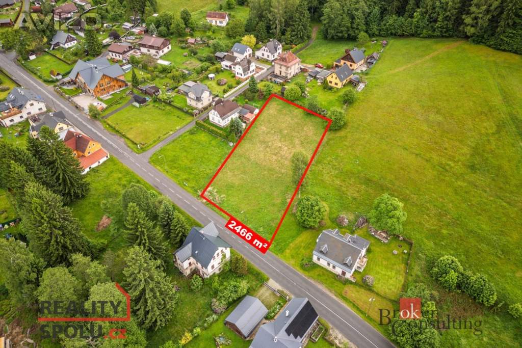 Foto inzerátu Prodej stavebního pozemku 2 466 m2, Janov nad Nisou