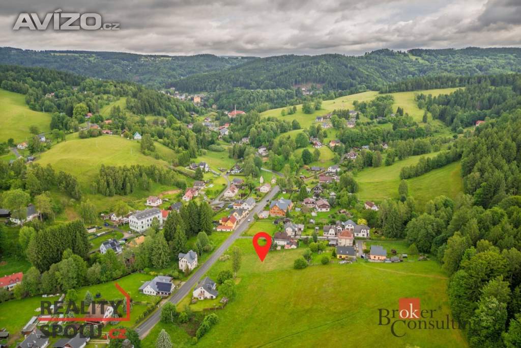 Foto inzerátu Prodej stavebního pozemku 2 466 m2, Janov nad Nisou