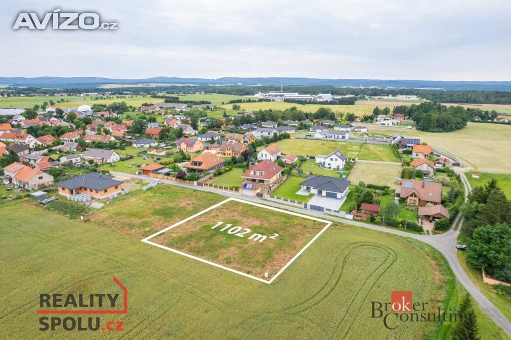 Prodej stavebního pozemku 1 102 m2, Rybníky