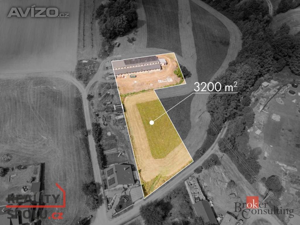 Prodej stavebního pozemku 3 200 m², Hradec nad Moravicí