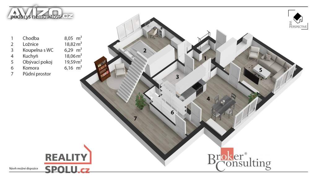 Foto inzerátu Prodej byty 2+1, 77 m² - Pardubice - Svítkov
