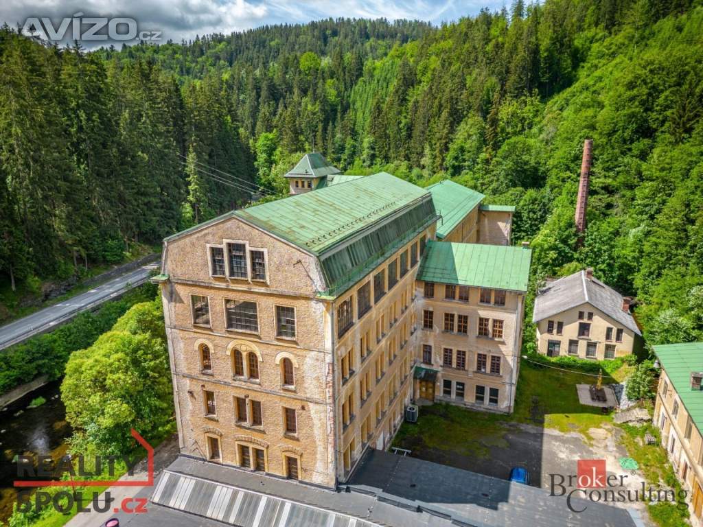 Prodej výrobního prostoru 2 696 m², Jablonec nad Jizerou