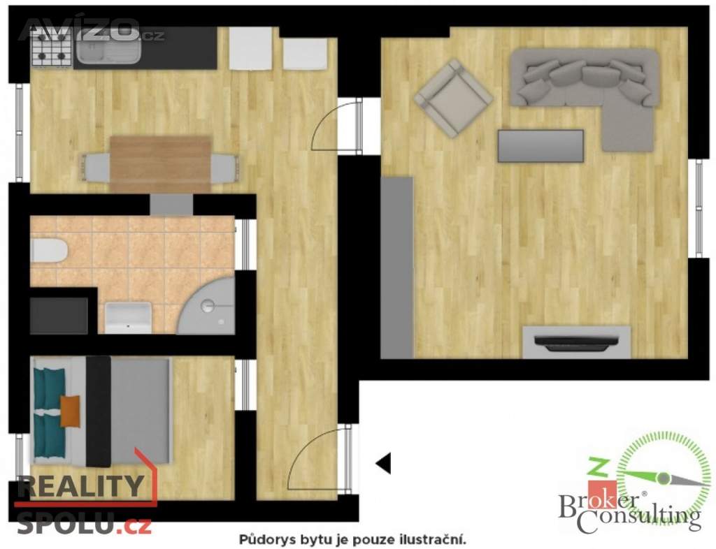 Foto inzerátu Prodej bytu 2+1 42 m², Ostrava