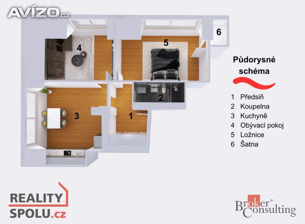 Foto inzerátu Prodej byty 3+kk, 73 m² - Praha - Libeň