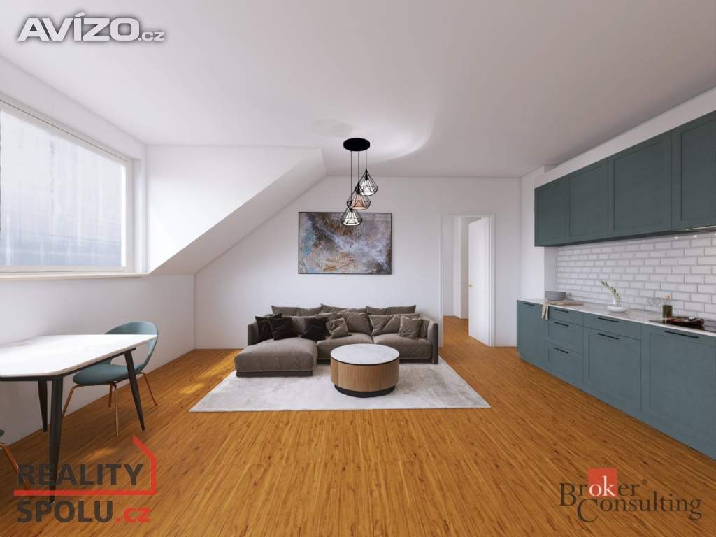Prodej byty 2+kk, 60 m² - Praha - Libeň