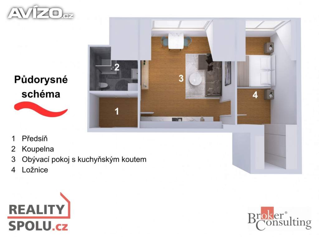 Foto inzerátu Prodej byty 2+kk, 60 m² - Praha - Libeň
