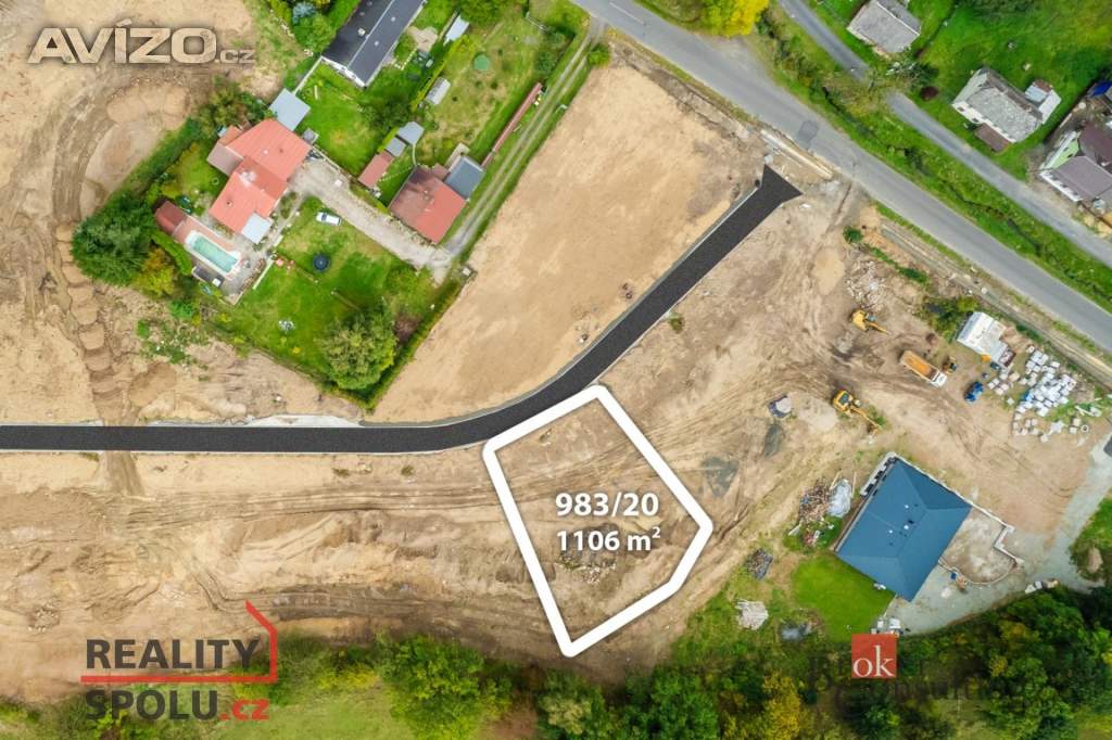 Prodej stavebního pozemku 1 106 m², Děpoltovice