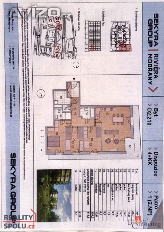 Foto inzerátu Prodej bytu 4+kk 104 m², Praha