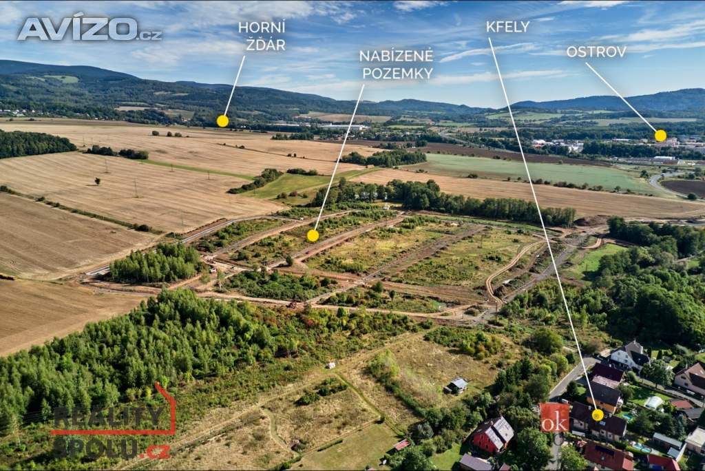 Prodej stavebního pozemku 653 m², Ostrov