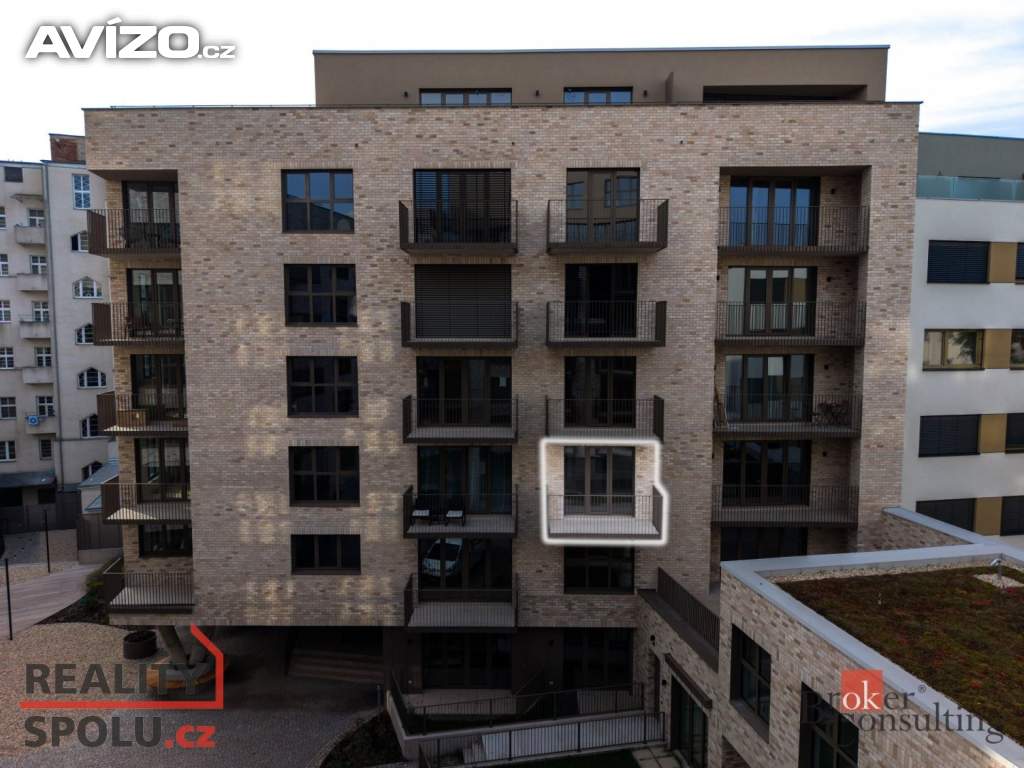 Pronájem bytu 1+kk 37 m², Brno