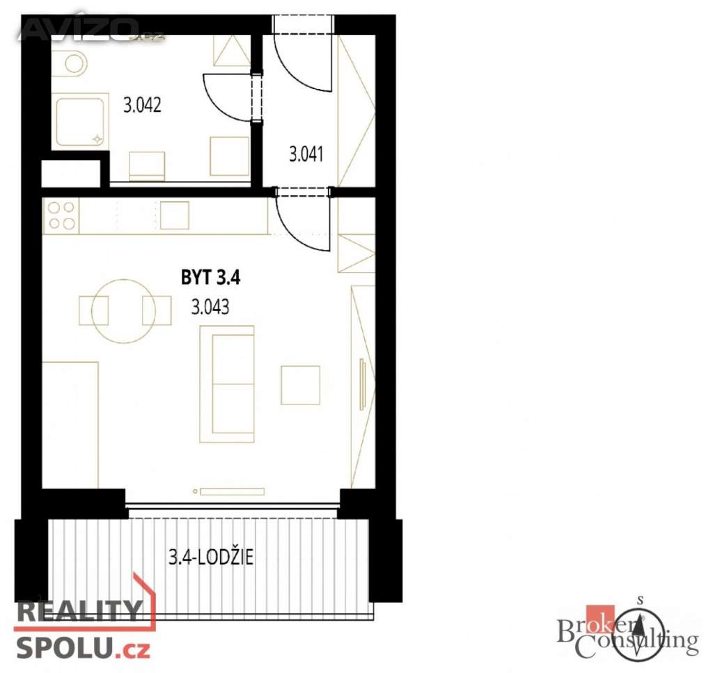 Foto inzerátu Pronájem bytu 1+kk 49 m², Plzeň