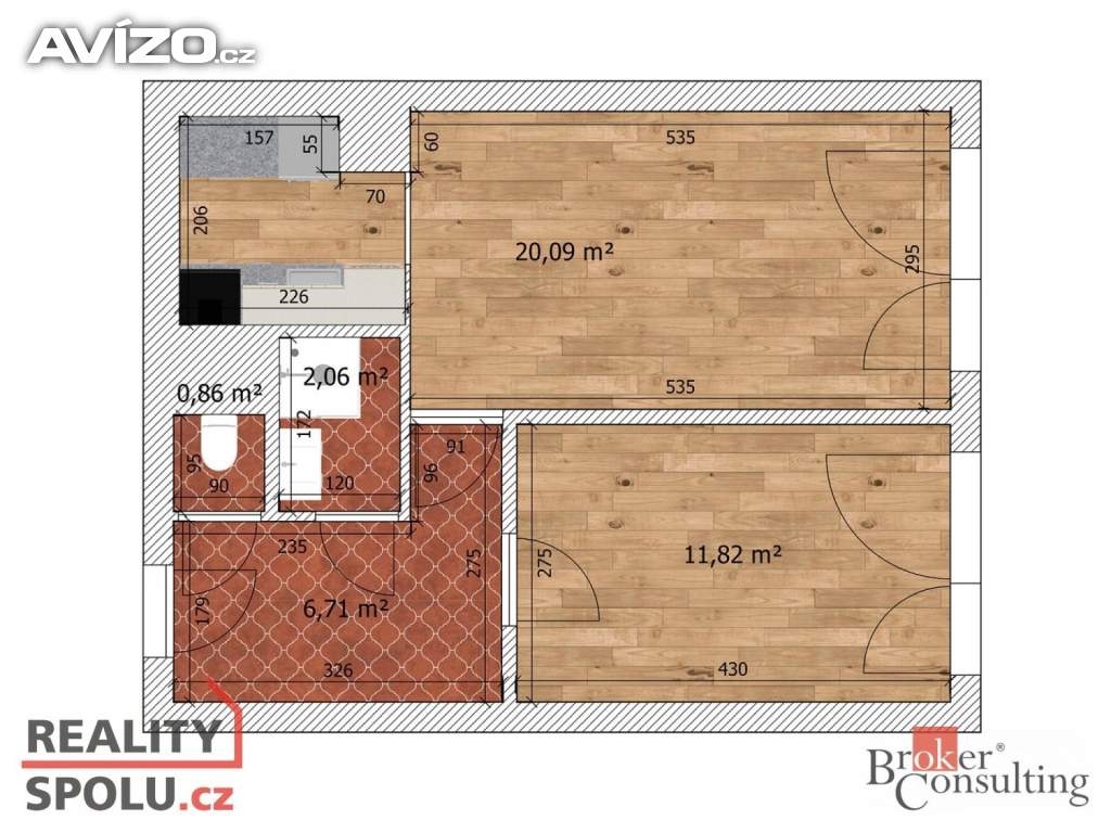 Foto inzerátu Prodej bytu 2+kk 45 m², Praha