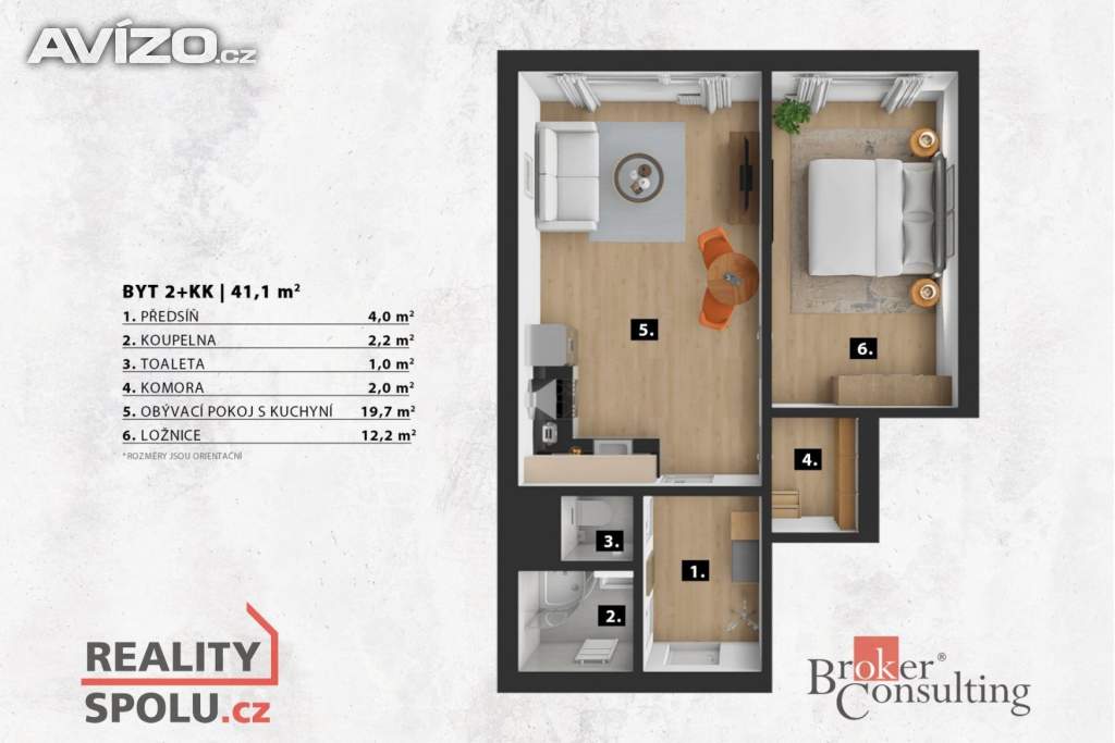 Foto inzerátu Prodej bytu 2+kk 41 m², Praha