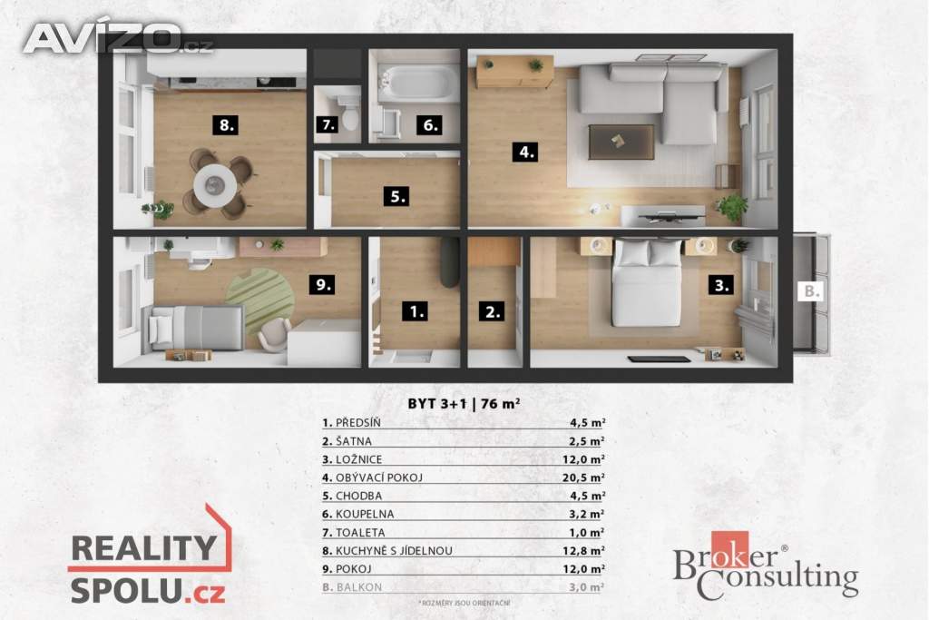 Foto inzerátu Prodej bytu 3+1 76 m², Praha