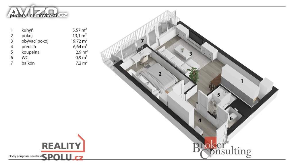 Foto inzerátu Pronájem bytu 2+kk 48 m², Hradec Králové