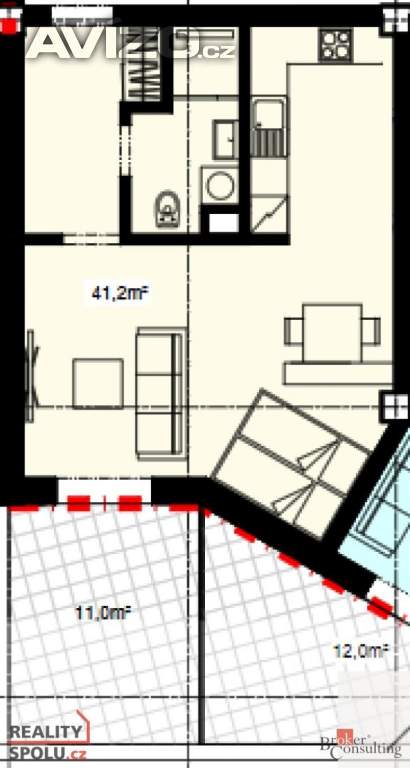 Foto inzerátu Prodej bytu 1+kk 41 m², Kladno