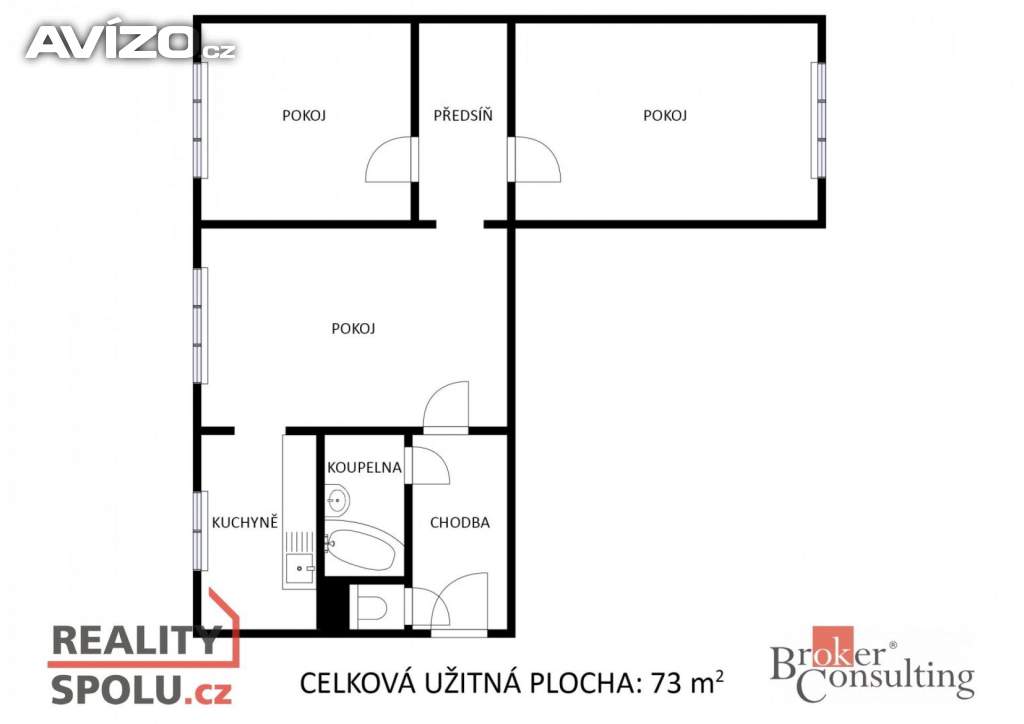 Foto inzerátu Prodej bytu 3+1 73 m², Jeseník