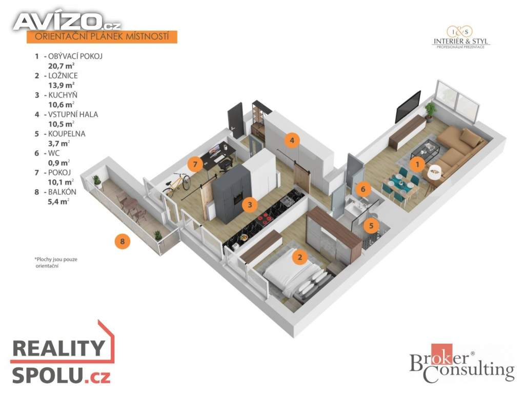 Foto inzerátu Prodej byty 3+1, 82 m² - Hradec Králové - Nový Hradec Králové