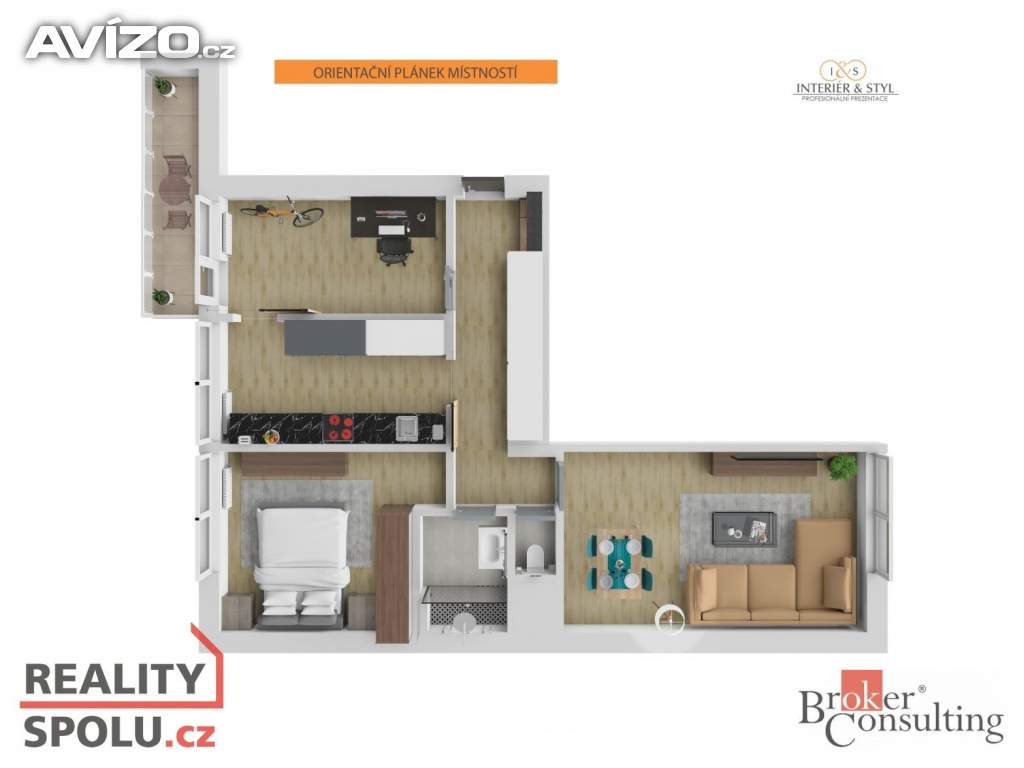 Foto inzerátu Prodej byty 3+1, 82 m² - Hradec Králové - Nový Hradec Králové
