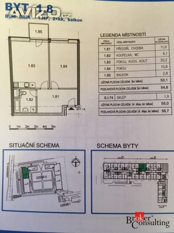 Foto inzerátu Pronájem bytu 2+kk 56 m², Kladno