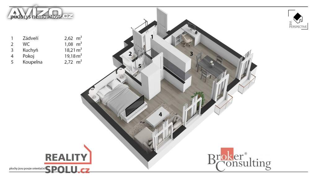 Foto inzerátu Pronájem bytu 2+kk 44 m², Poděbrady