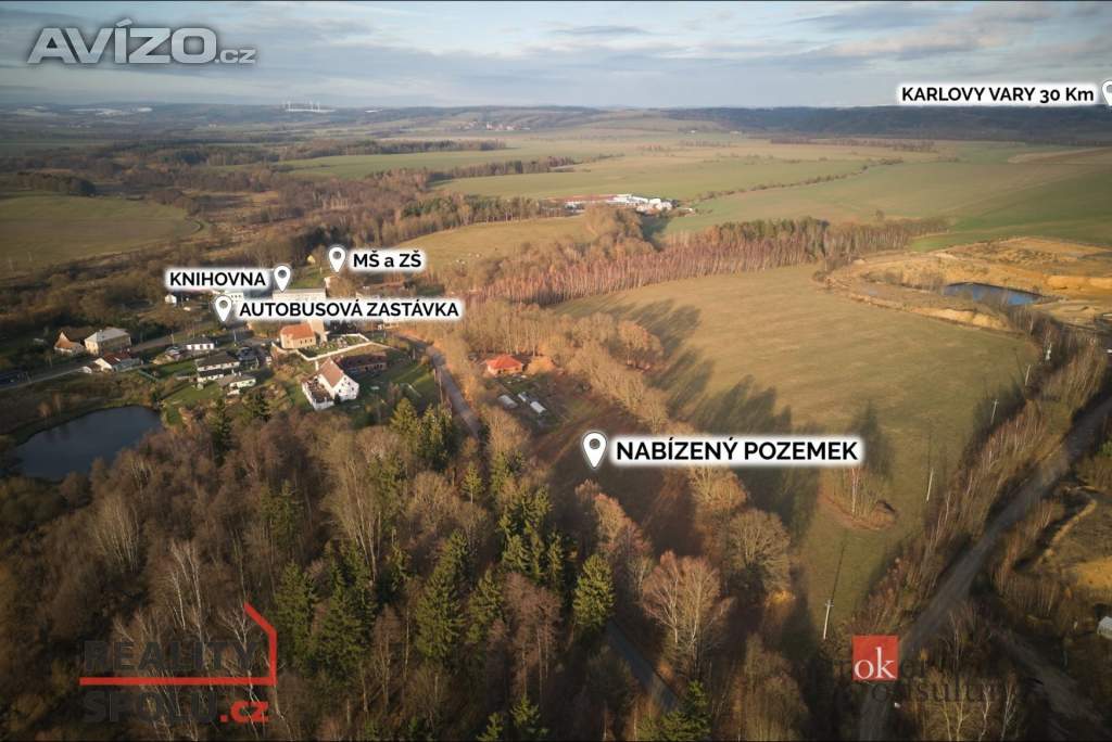 Foto inzerátu Prodej stavebního pozemku 3 662 m², Milhostov