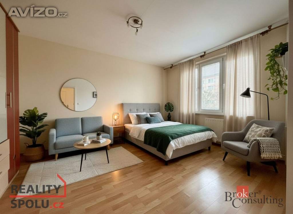 Pronájem bytu 1+1 30 m², Louny