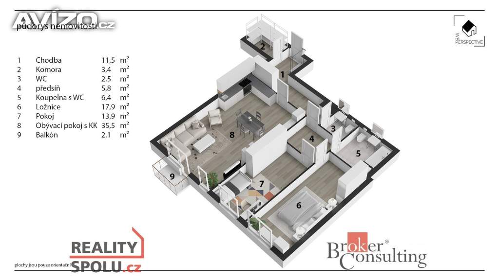 Foto inzerátu Prodej byty 3+kk, 107 m² - Hradec Králové - Pražské Předměstí