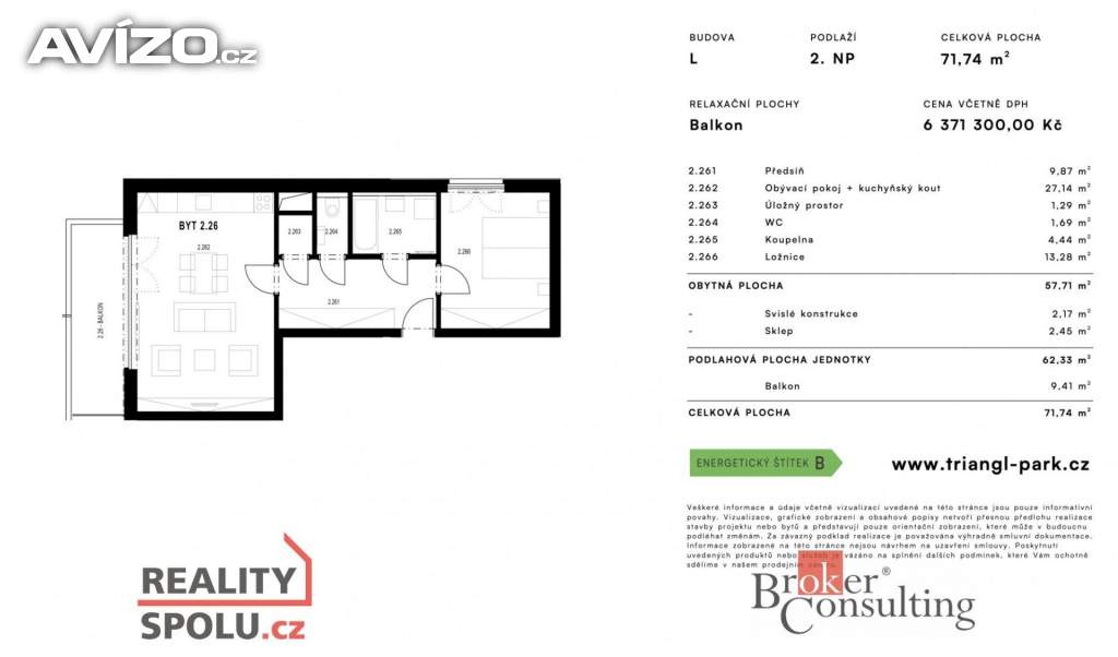 Foto inzerátu Prodej bytu 2+kk 76 m², Plzeň