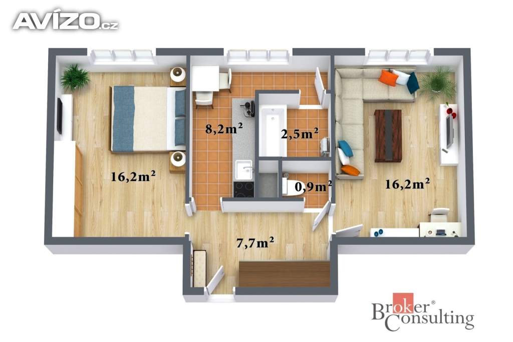 Foto inzerátu Prodej bytu 2+1 58 m², Planá